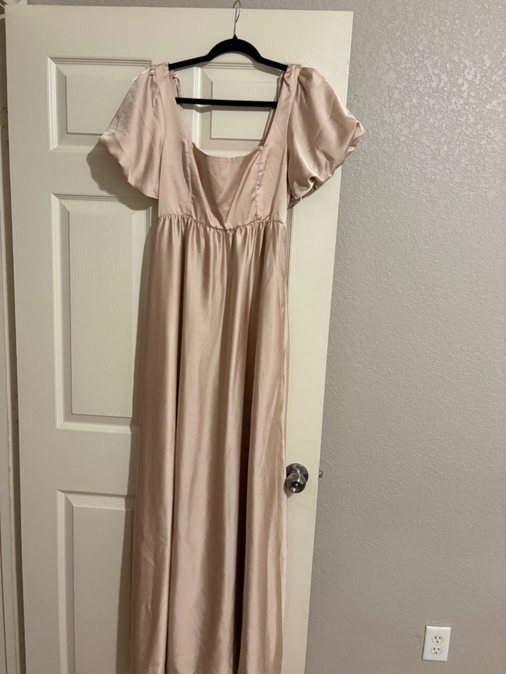 Show Me Your Mumu Satin Dress in Blush